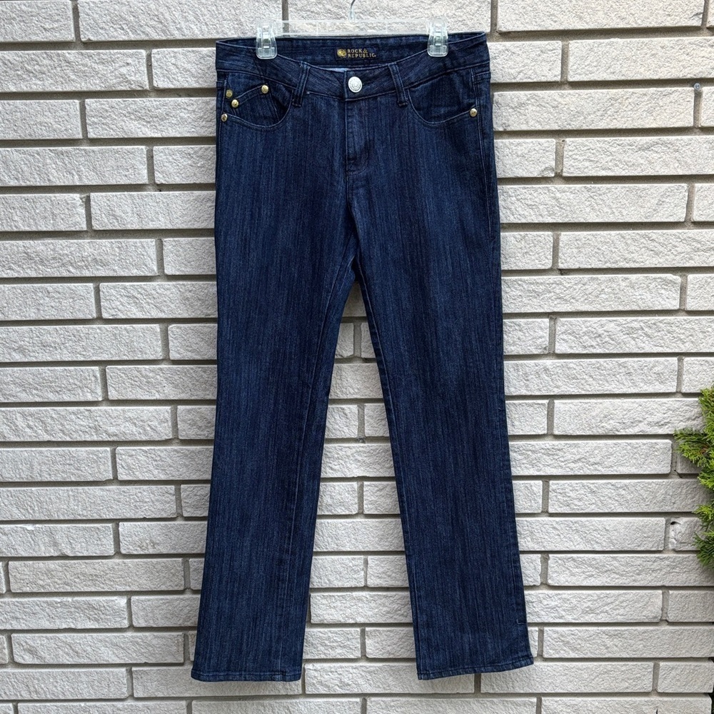 Rock & Republic Cosbie Straight Leg Jeans Sz 32x34